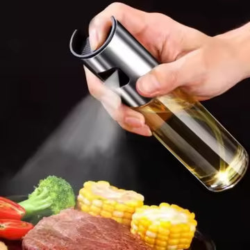 Glass Oil Spray Bottle Pump for Oil-Control Kitchen Olive Oil-Sprayer Pot Bottle Dispenser Gadget Cooking Tools For BBQ,Baking,Frying,Salad
