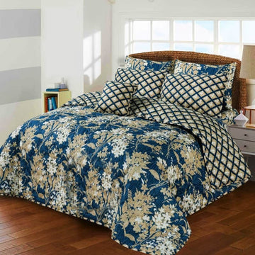 7Pc Printed Comforter Set