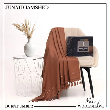 J. Premium Winter Shawl for Men-Copper
