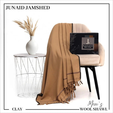J. Premium Winter Shawl for Men-Camel