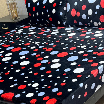 3PCS FLEES BEDSHEET