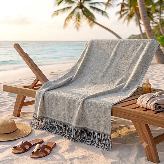 Cotton Towel Jumbo Bathsheet |Grey