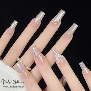 Luxury Press-On Nails (24Pcs) - Free Nail Kit Included 0013