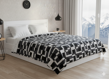 Summer Ac Blanket Luxury Stuff(black White box)
