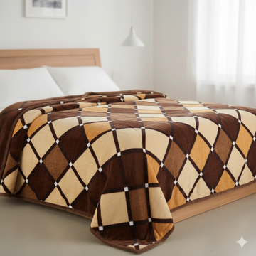 Summer Ac Blanket Luxury Stuff(Big Box Brown )