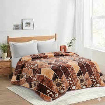 Summer Ac Blanket Luxury Stuff(Brown Tile )