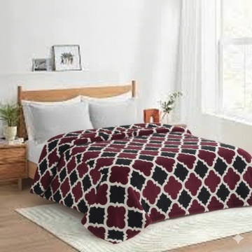 Summer Ac Blanket Luxury Stuff(Meron Black  laria)