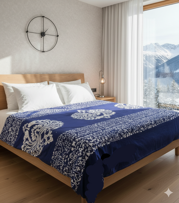 Summer Ac Blanket Luxury Stuff (Blue Taj)