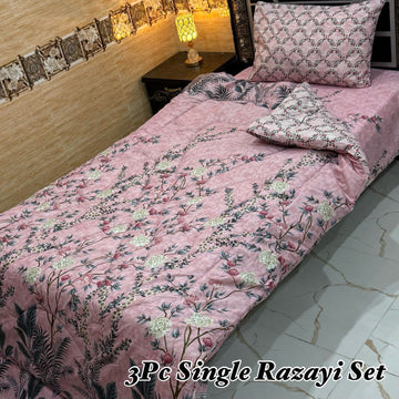 3PC Single Vicky Razai Set