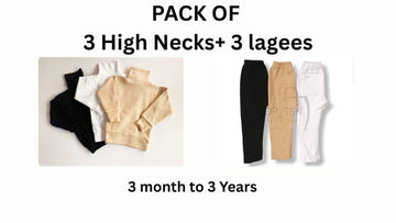 Pack Of 3 Winter High Necks + Lagies