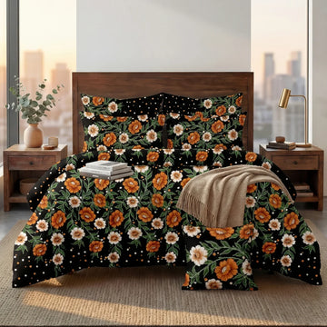 7Pc Printed Comforter Set