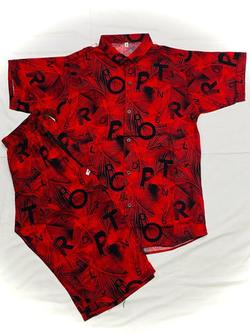 imported Men's Shorts And Shirt