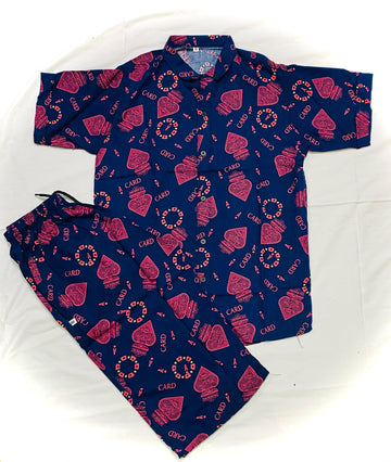 imported Men's Shorts And Shirt(Red Rich)