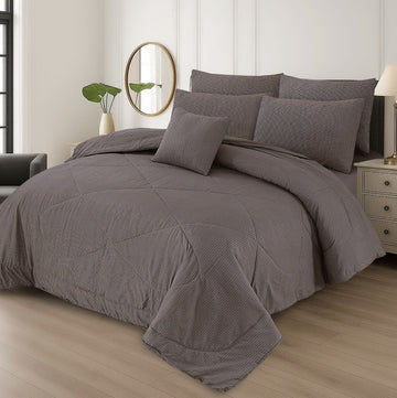 7 pcs Comforter Set(Design MZk-337)