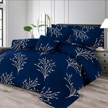 7Pc Printed Comforter Set