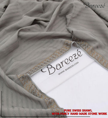 SUMMER SWiSS SHAWL GREY