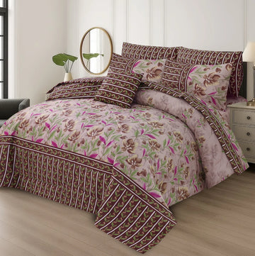 7Pc Printed Comforter Set