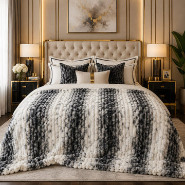 LUXURY PUFFY SUMMER AC COMFORTER BW 014