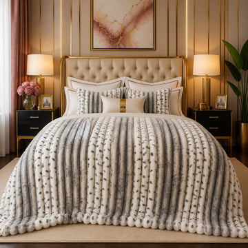LUXURY PUFFY SUMMER AC COMFORTER BW 011