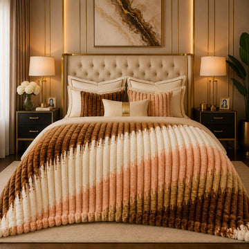 LUXURY PUFFY SUMMER AC COMFORTER BW 012