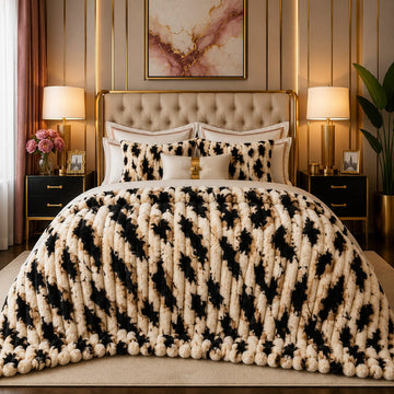 LUXURY PUFFY SUMMER AC COMFORTER BW 07