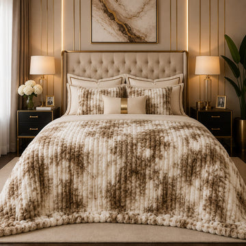LUXURY PUFFY SUMMER AC COMFORTER BW 09