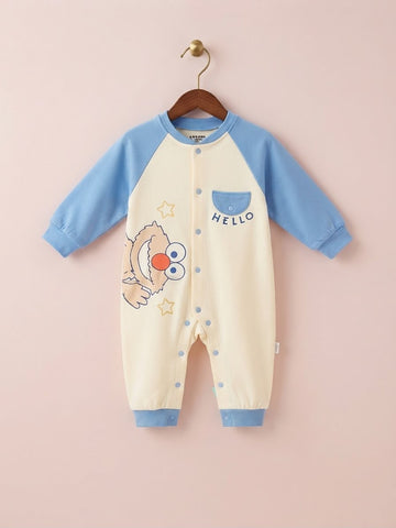 Newborn Baby Unisex Flannel Rompers Jumpsuit