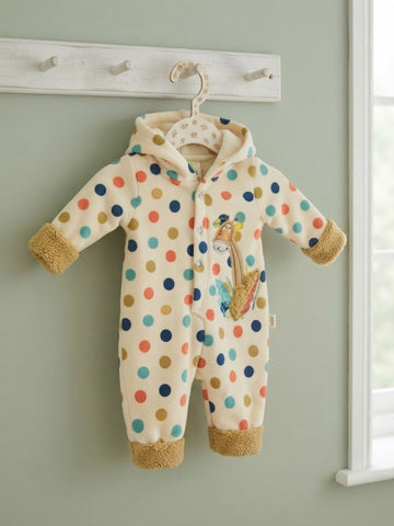 Newborn Baby Unisex Flannel Rompers Jumpsuit