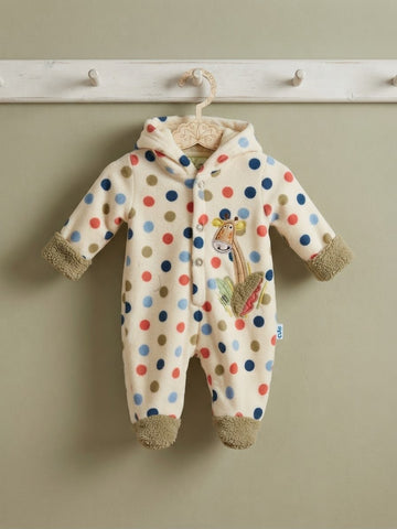Newborn Baby Unisex Flannel Rompers Jumpsuit