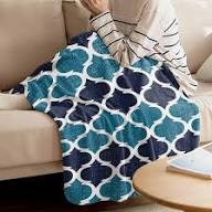 Summer Ac Blanket Luxury Stuff(Ferozi Blue Laria)